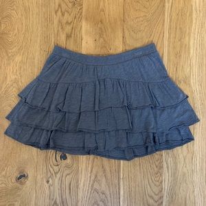 American Eagle tiered skirt- grey